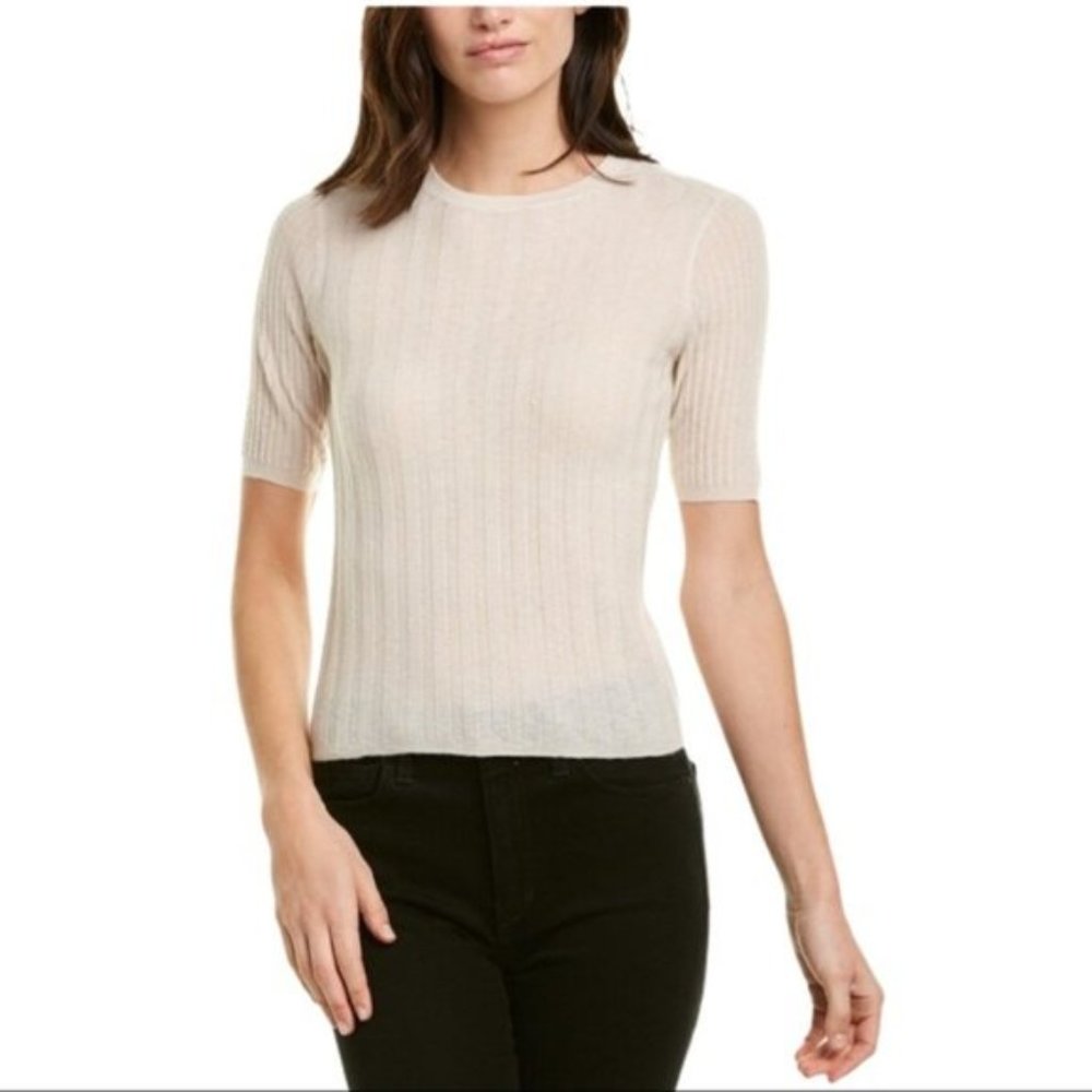 NWT VINCE | Elbow Sleeve Cashmere Pullover - Picture 1 of 2